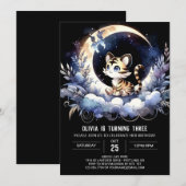 Boho Kids Tiger Birthday Einladung (Vorne/Hinten)