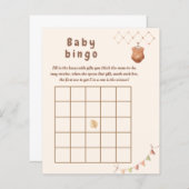 Boho Kinderzimmer Baby Bingo Spiel. (Vorne/Hinten)