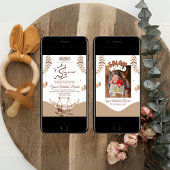 Boho Kinderzimmer Baby Boy Muslim Geburtserklärung Einladung