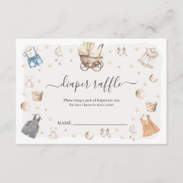 Boho Kinderzimmer Baby Crib Gender Enthüllung Wind Begleitkarte