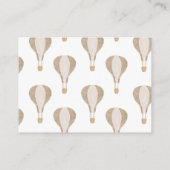 Boho Kinderzimmer Baby Duschdusche Windelwanne Begleitkarte (Rückseite)