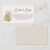 Boho Kinderzimmer Book Request Encryption Card Platzkarte (Vorne/Hinten)