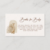 Boho Kinderzimmer Book Request Encryption Card Platzkarte (Vorderseite)