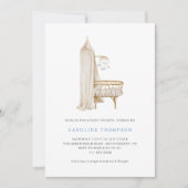 Boho Kinderzimmer Boy Baby Shower Einladung (Vorderseite)