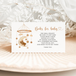 Boho Kinderzimmer Bücher für Babytickets Begleitkarte