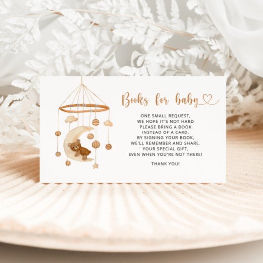 Boho Kinderzimmer Bücher für Babytickets Begleitkarte