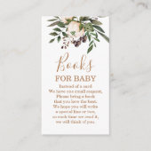 Boho-Kinderzimmer-Bücher für die Babybuchkarte Begleitkarte (Vorderseite)