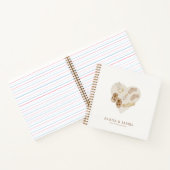 Boho Kinderzimmer Chic Baby Dusche Budget Gästebuc Notizblock (Innenseite)