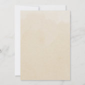 Boho Kinderzimmer Chic Baby Dusche Einladung (Rückseite)