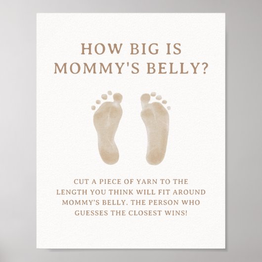 Boho Kinderzimmer Chic Baby Dusche wie Großes Spie Poster (Vorne)