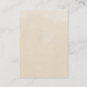 Boho Kinderzimmer Chic Baby Shower Admin Card Hinweiskarte (Rückseite)