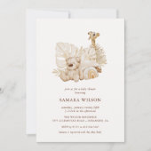 Boho Kinderzimmer Chic Baby Shower Einladung (Vorderseite)