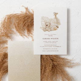 Boho Kinderzimmer Chic Baby Shower Einladung