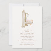 Boho Kinderzimmer Chic Boy Baby Shower Einladung (Vorderseite)