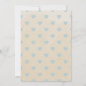 Boho Kinderzimmer Chic Boy Baby Shower Einladung (Rückseite)