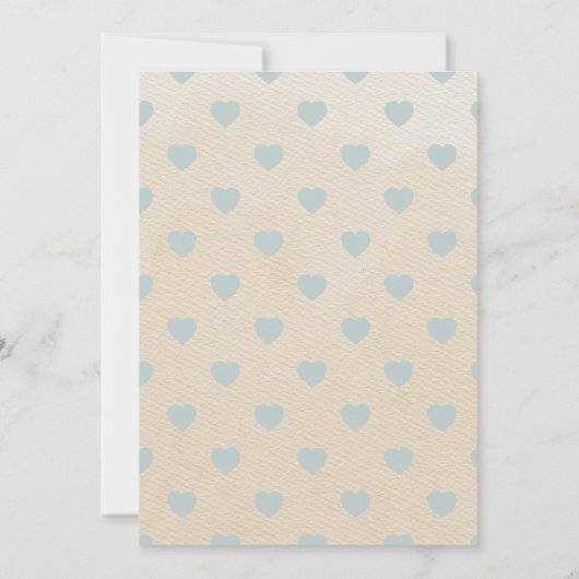 Boho Kinderzimmer Chic Boy Baby Shower Einladung (Rückseite)