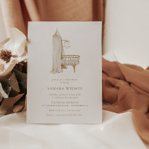 Boho Kinderzimmer Chic Girl Babydusche Einladung