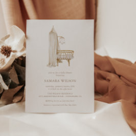 Boho Kinderzimmer Chic Girl Babydusche Einladung