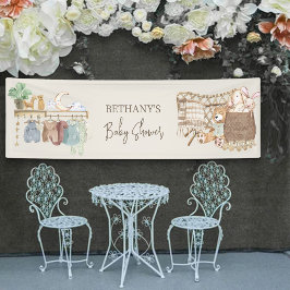 Boho Kinderzimmer Gender Neutral Baby Shower Banner