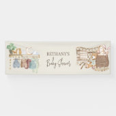 Boho Kinderzimmer Gender Neutral Baby Shower Banner (Horizontal)