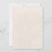 Boho Kinderzimmer Gender Neutral Baby Shower Einladung (Rückseite)