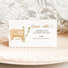 Boho Kinderzimmer Gender-Neutral-Gewinnspiel Begleitkarte