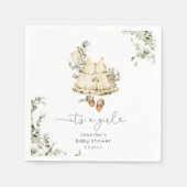 Boho Kinderzimmer Girl Dress Girl Dusche Serviette (Vorderseite)