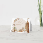 Boho Kinderzimmer Moderne Elegante Babydusche Dankeskarte (Vorderseite)