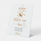 Boho Kinderzimmer Momosa Bar Pedestal Sign Sockelschild (Vorderseite)