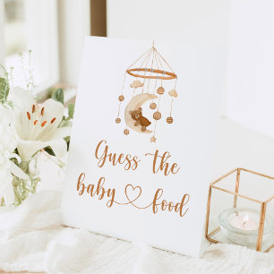 Boho Kinderzimmer Raten Sie das Babynahrung Sockelschild
