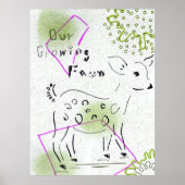 BOHO-KINDERZIMMER-SAFARI-TIERPLAKAT POSTER (Vorne)
