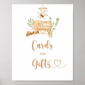 Boho Kinderzimmer trägt mobile Karten und Geschenk Poster (Vorne)