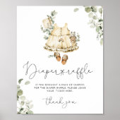 Boho Kinderzimmer Vintag Outfit Windelpreiszeichen Poster (Vorne)