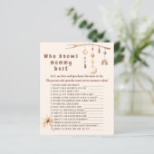 Boho Kinderzimmer Wer kennt das beste Spiel der Ma (Stehend Vorderseite)