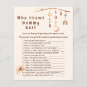 Boho Kinderzimmer Wer kennt das beste Spiel der Ma (Vorderseite)