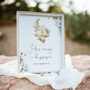 Boho Kinderzimmer wie viele Küsse für die Mutter w Poster