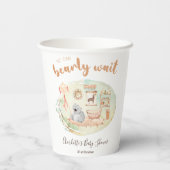 Boho Kinderzimmer wir können frühzeitig abwarten B Pappbecher (Rückseite)