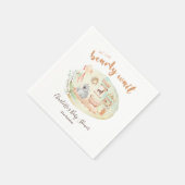 Boho Kinderzimmer wir können frühzeitig abwarten B Serviette (Ecke)