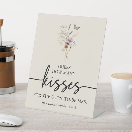 Boho Kisses Sign Sockelschild (In SItu)