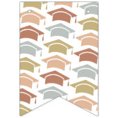 Boho-Klasse mit zwei Fotos Abschluss Wimpelkette (Erste Fahne)