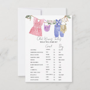 Boho-Kleidung alte Weiber Geschichten Baby Shower  Einladung