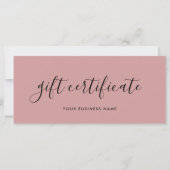 Boho-Klempner / Elektriker-Geschenkgutschein (Vorderseite)