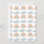 Boho kommt hier die Son Boy Baby Dusche Einladung (Rückseite)