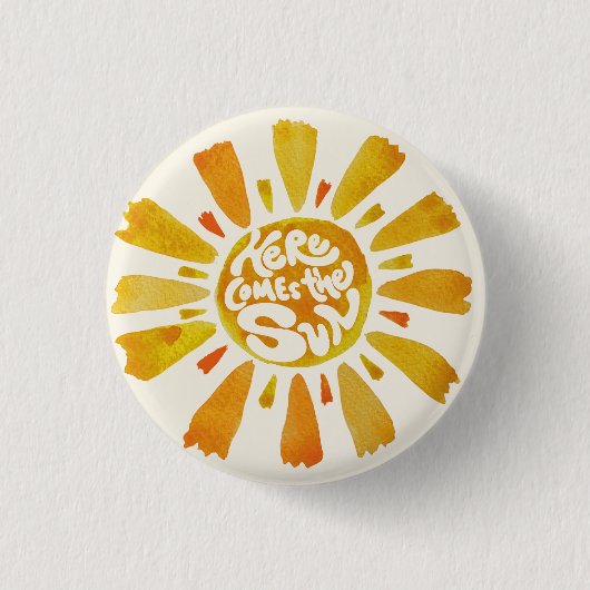 Boho kommt mit der Sun Baby Dusche Button (Vorderseite)