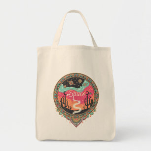 Boho Kosmische Wüsten-Retro Tragetasche