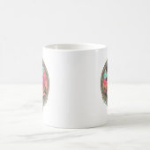 Boho-Kosmisches Wüsten-Retro-Raumkunst Kaffeetasse (Mittel)