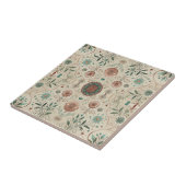 Boho-Kräuter-Muster klein Fliese (Seite)