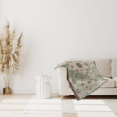 Boho-Kräutermuster Decke