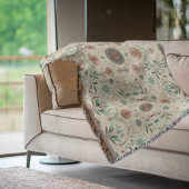 Boho-Kräutermuster Decke