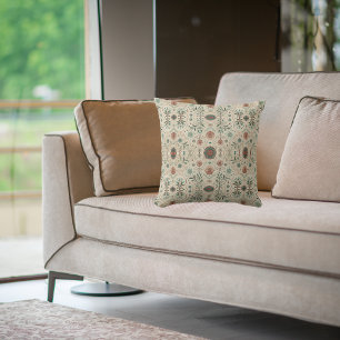 Boho-Kräutermuster Kissen